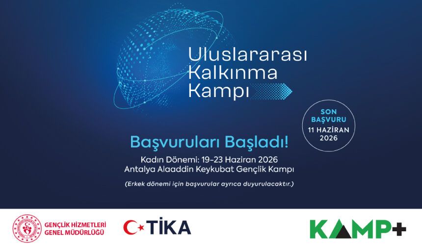 KAMP ve Uluslararası Kalkınma Kampı Başvuruları Başlıyor