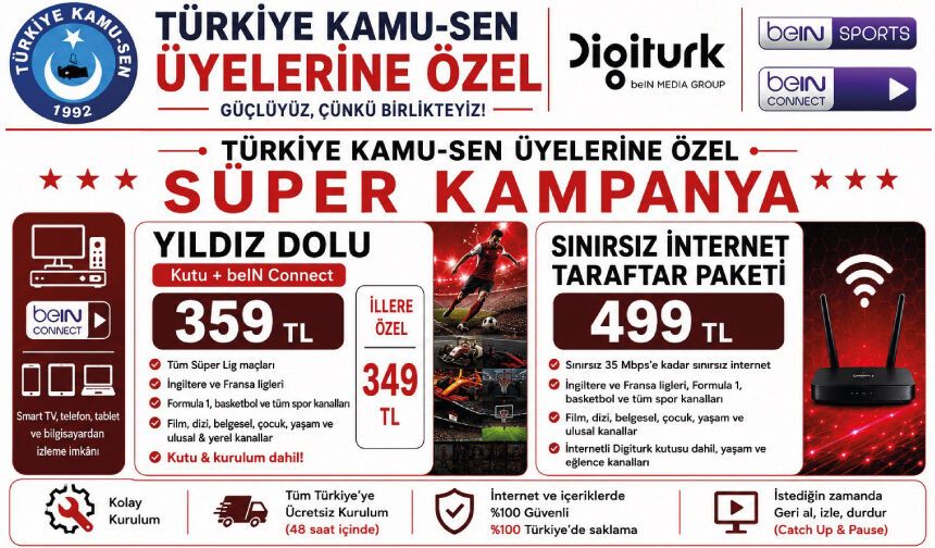 KONFEDERASYONUMUZ VE DİGİTURK ARASINDAKİ ANLAŞMA DEVAM EDİYOR