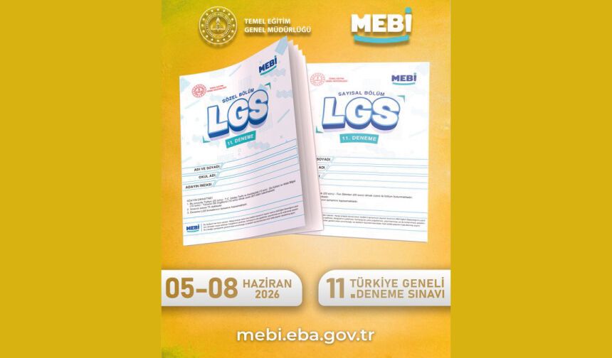 11. Türkiye Geneli LGS Deneme Sınavı