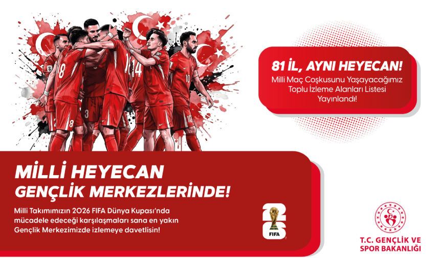 Millî Maç Heyecanı Gençlerle Birlikte Yaşanacak