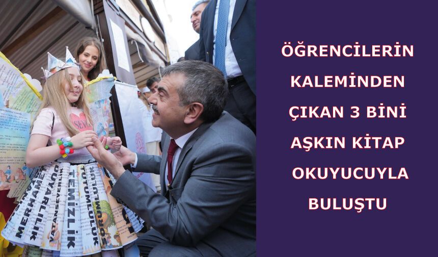 Öğrencilerin kaleminden çıkan 3 bini aşkın kitaP okuyucuyla buluştu