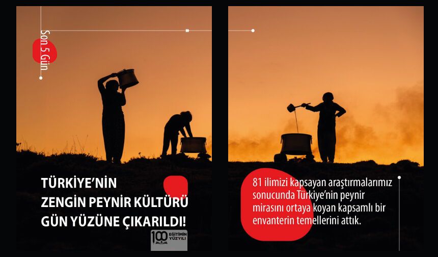 “Türkiye’nin Peynir Kültürü: Lezzet ve Kültür Buluşması” düzenlenecek
