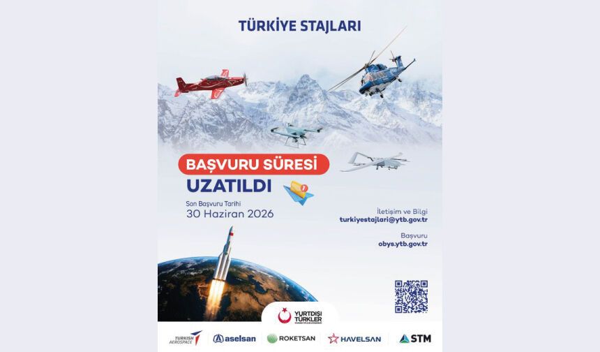 YTB Türkiye Stajları 2026 başvuru süresi uzatıldı