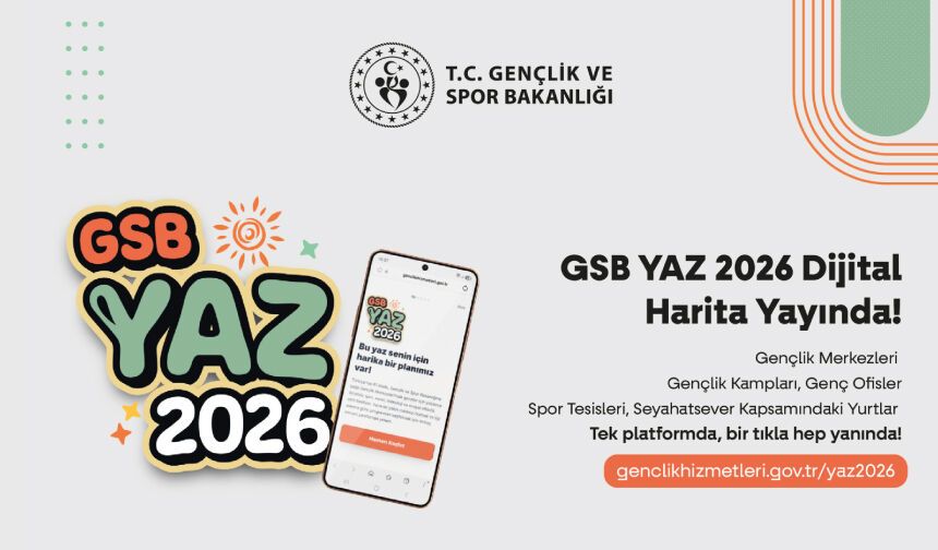Gençlik ve Spor Bakanlığı GSB YAZ 2026 Portalını Tanıttı!