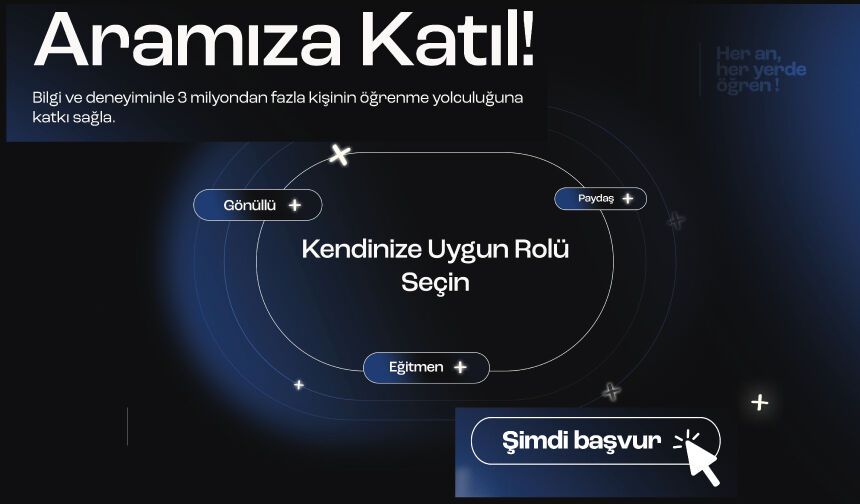 Dijital gelişime katkı sunmak isteyen herkesi BTK Akademi ekosistemine davet ediyoruz