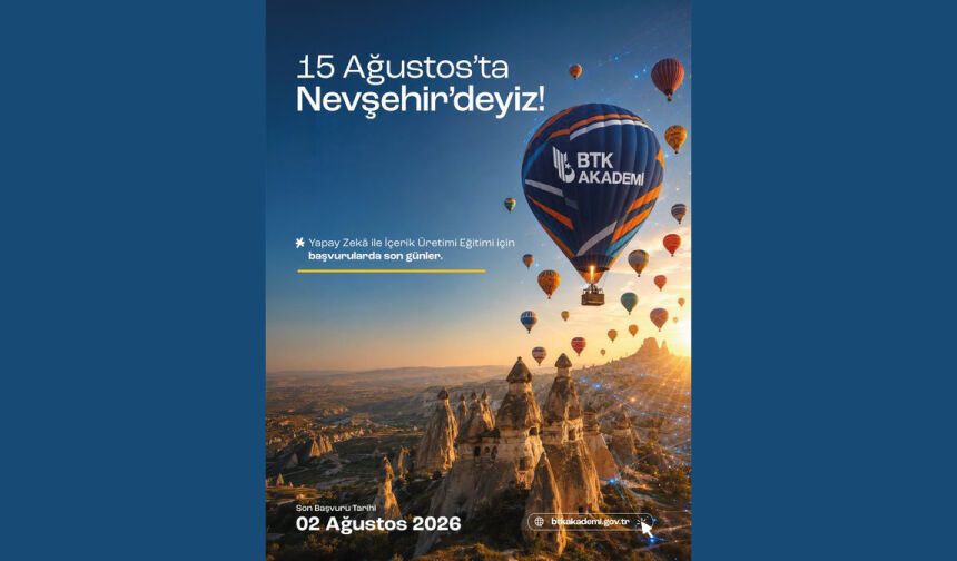 Yapay Zekâ ile İçerik Üretimi Eğitimi için geri sayım başladı