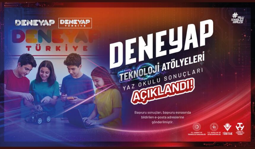 DENEYAP Teknoloji Atölyeleri Yaz Okulu Sonuçları Açıklandı!
