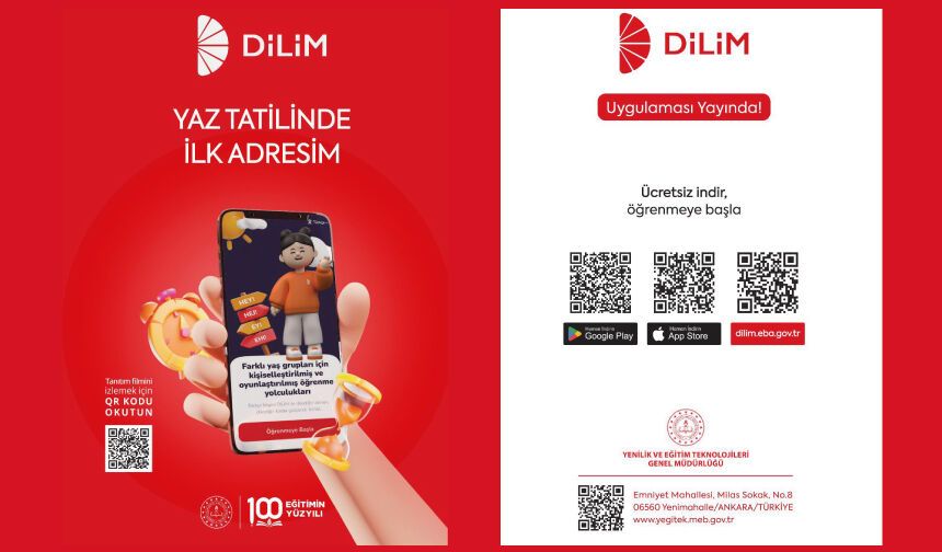 Yaz Tatilinde DİLİM Mobil Uygulaması Yanında!