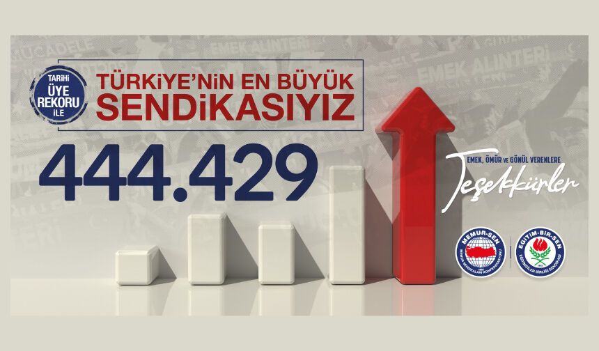 RESMİ GAZETE, REKOR ÜYE SAYIMIZI TESCİLLEDİ