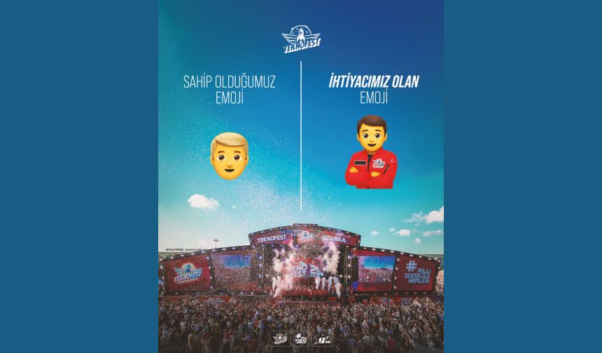 Emojilere biraz TEKNOFEST dokunuşu yaptık