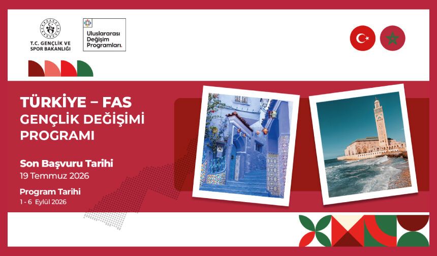 Türkiye–Fas Gençlik Değişimi Başvuruları Başlıyor!