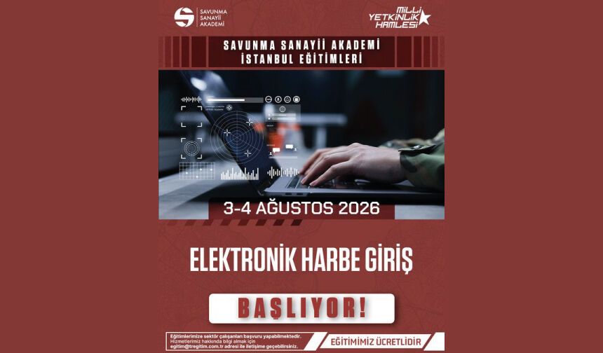 Elektronik Harbe Giriş Eğitimi Başlıyor!