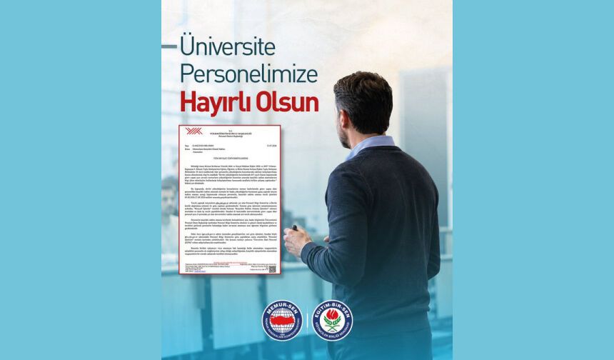 Üniversite idari personelinin kurumlararası yer değiştirebilmesi için verdiğimiz mücadele neticesinde YÖK yeni bir adım attı