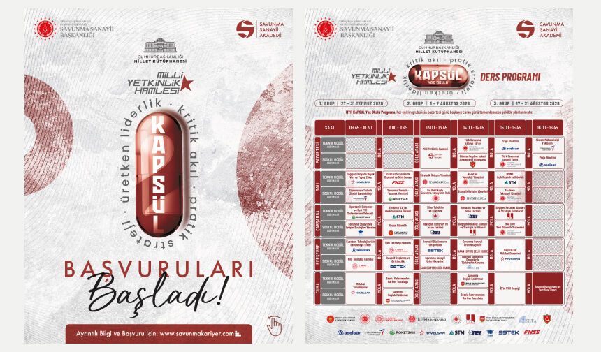 MYH KAPSÜL Yaz Okulu Başvuruları BAŞLADI!