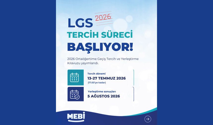 LGS tercih dönemi başlıyor!
