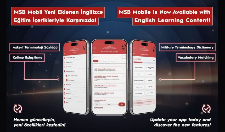 MSB Mobil uygulaması yeni özelliklerle sürekli olarak geliştiriliyor