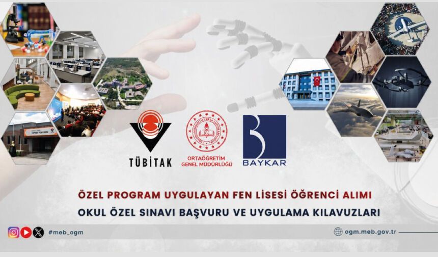 BAYKAR FEN LİSESİ İLE TÜBİTAK FEN LİSESİNE OKUL ÖZEL SINAVI BAŞVURULARI BAŞLADI