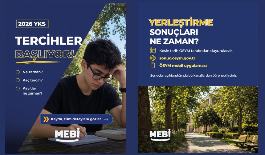 2026 YKS tercihleri başladı!