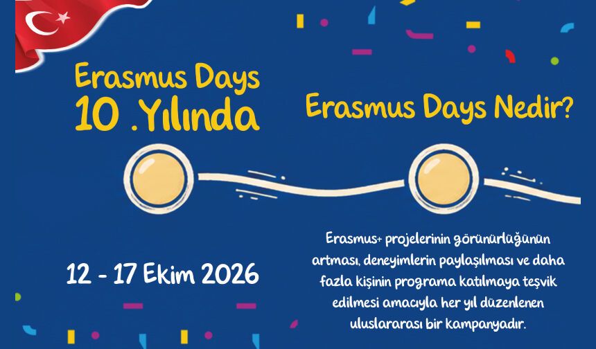 ErasmusDays 2026 Yaklaşıyor: 12-17 Ekim 2026