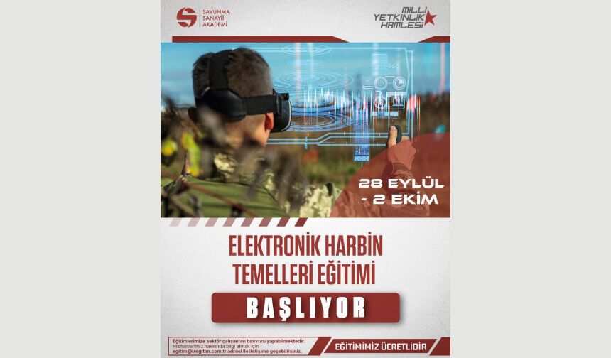 Elektronik Harbin Temelleri Eğitimi Başlıyor!