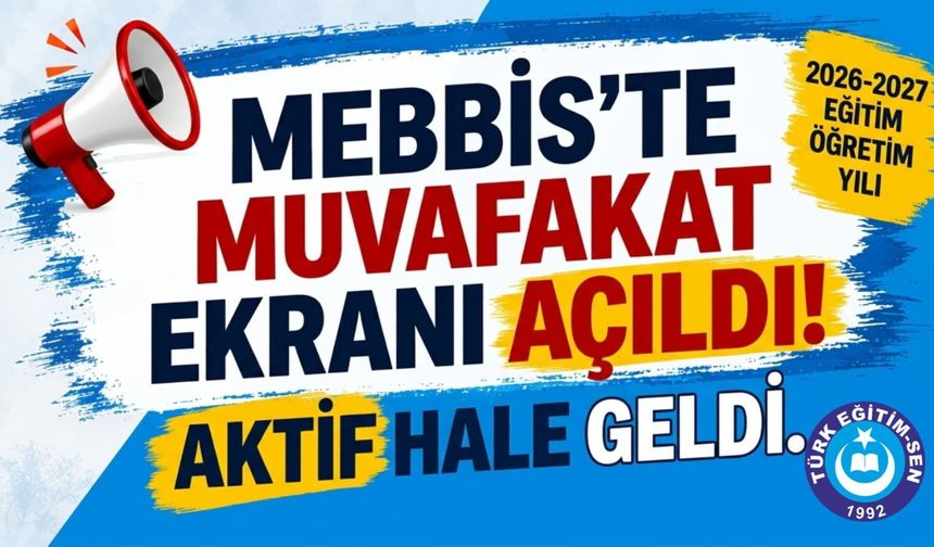 Muvafakat Ekranı Açıldı