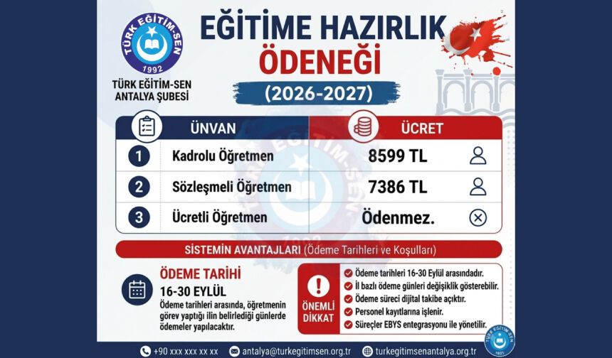 Eğitime Hazırlık Ödeneği
