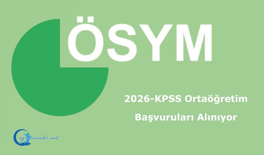 2026-KPSS Ortaöğretim: Başvuruları Alınıyor