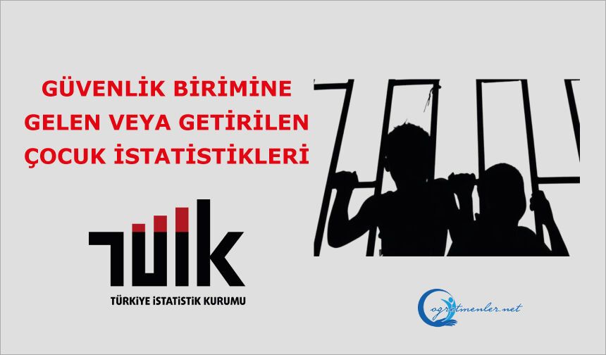 Güvenlik Birimine Gelen veya Getirilen Çocuk İstatistikleri, 2025