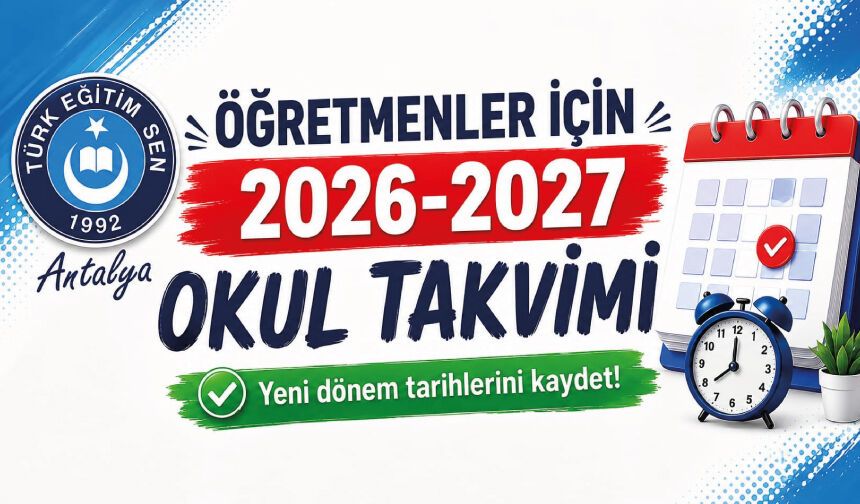 Öğretmenler İçin Okul Takvimi