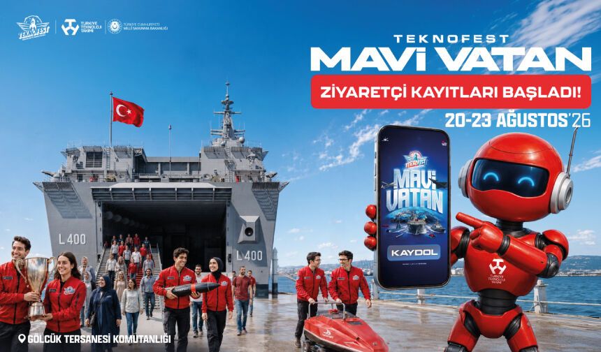 Teknofest Mavi Vatan Ziyaretçi Kayıtları Başladı!