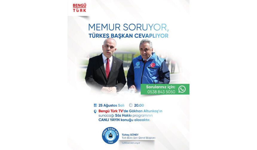 MEMUR SORUYOR, TÜRKEŞ BAŞKAN CEVAPLIYOR