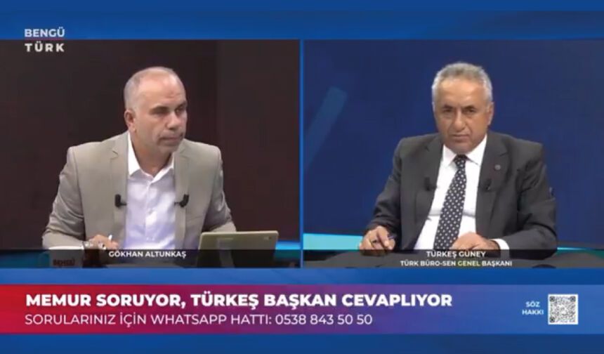MEMUR SORDU, TÜRKEŞ BAŞKAN CEVAPLADI...