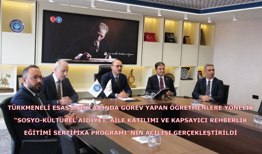ÖĞRETMENLERE YÖNELİK “SOSYO-KÜLTÜREL AİDİYET, AİLE KATILIMI VE KAPSAYICI REHBERLİK EĞİTİMİ SERTİFİKA PROGRAMI