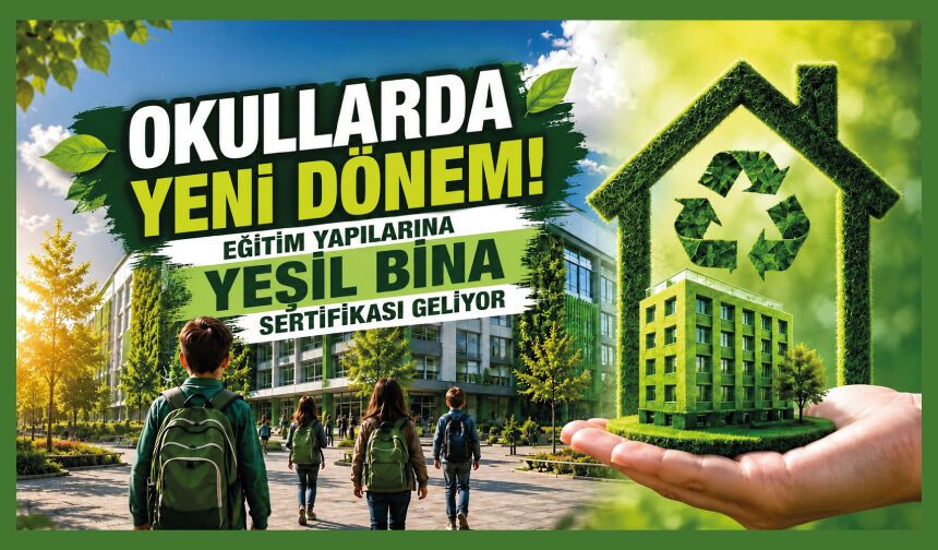 EĞİTİM YAPILARINA "YEŞİL BİNA" SERTİFİKASI