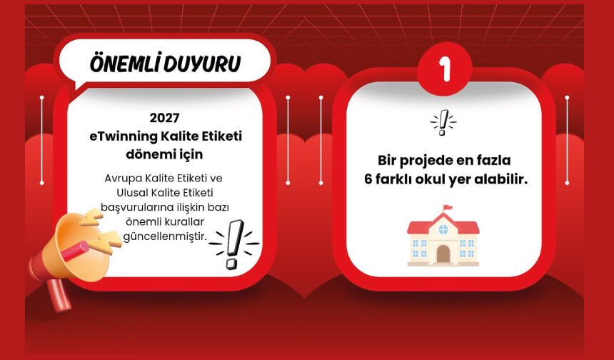 Avrupa Kalite Etiketi ve Ulusal Kalite Etiketi başvurularına ilişkin bazı önemli kurallar güncellendi