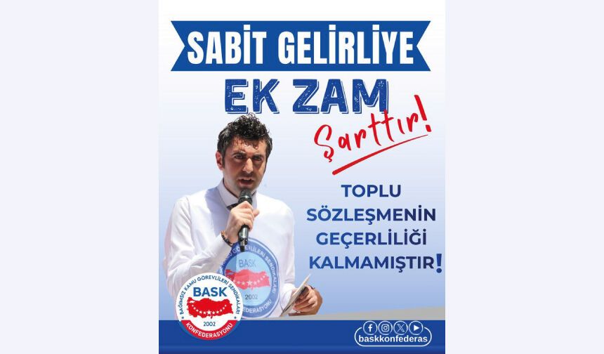TOPLU SÖZLEŞMENİN GEÇERLİLİĞİ KALMAMIŞTIR!