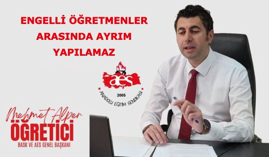 Engelli Öğretmenler Arasında Ayrım Yapılamaz