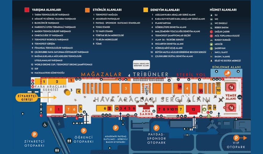 TEKNOFEST Güneydoğu Etkinlik Haritası Yayınlandı