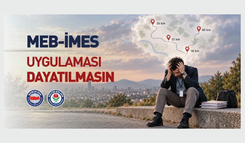 MESEM VE E-OKUL ENTEGRASYONU BULUNMAYAN MEB-İMES DAYATMASI YENİDEN GÖZDEN GEÇİRİLSİN
