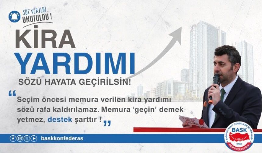 Seçim Öncesi Verilen "Kira Yardımı" Sözü Hayata Geçsin