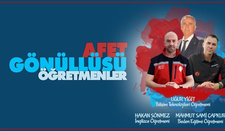 “Afet Gönüllüsü Öğretmenler” serimizden özel anlar!