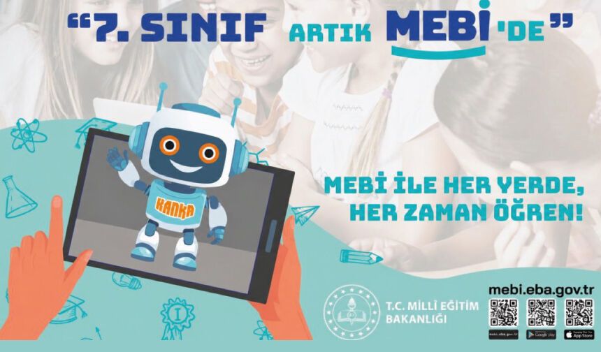 MEBİ, 7. Sınıf Öğrencilerinin de Kullanımına Açıldı