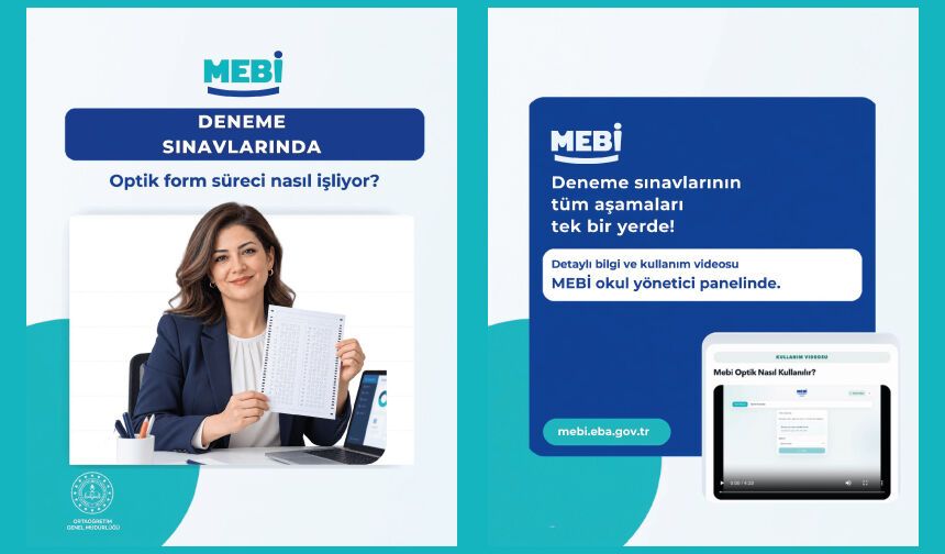 MEBİ deneme sınavlarında optik form süreci nasıl ilerliyor?