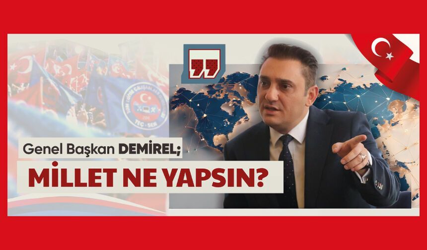 MİLLET NE YAPSIN?