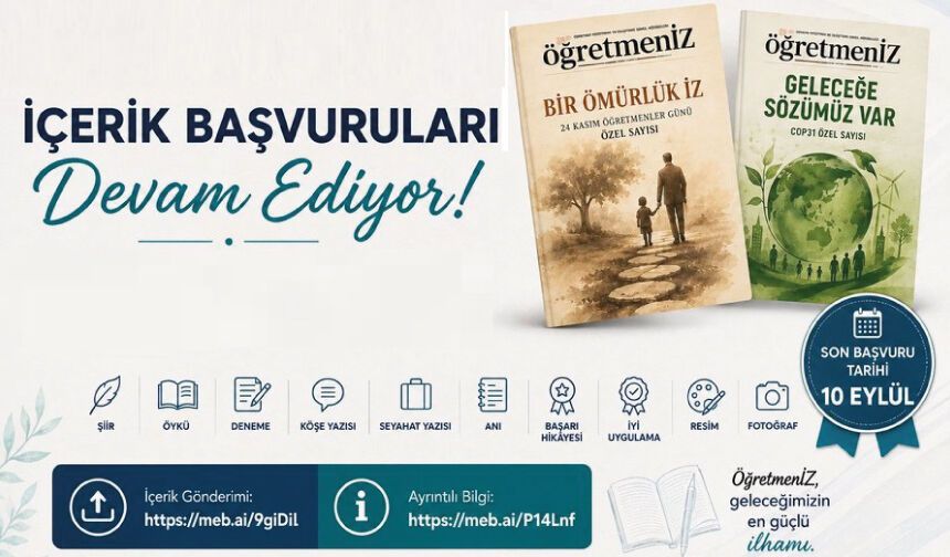 ÖğretmenİZ Dergisi, özel sayılarıyla okurlarıyla buluşmaya hazırlanıyor