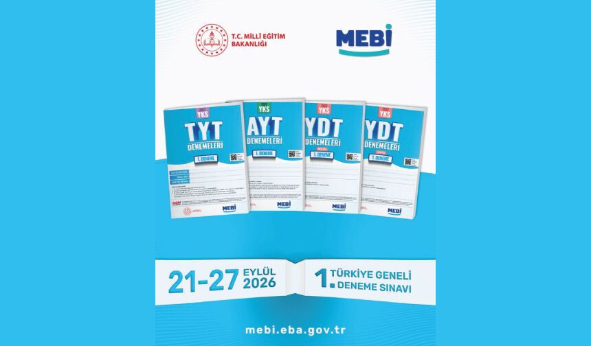 2027 YKS yolculuğunda ilk Türkiye geneli MEBİ denemesi başlıyor!