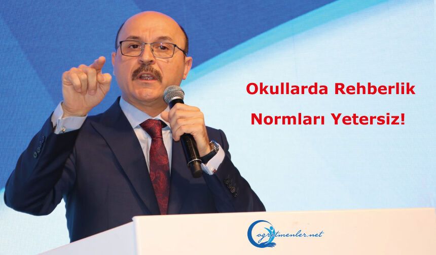 Geylan: Okullarda Rehberlik Normları Yetersiz!