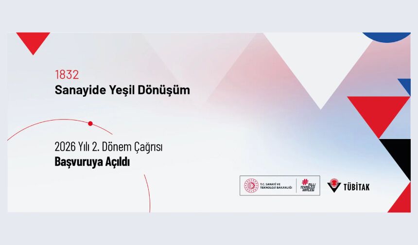 1832-Sanayide Yeşil Dönüşüm 2026-2 Çağrısı Başvuruya Açıldı
