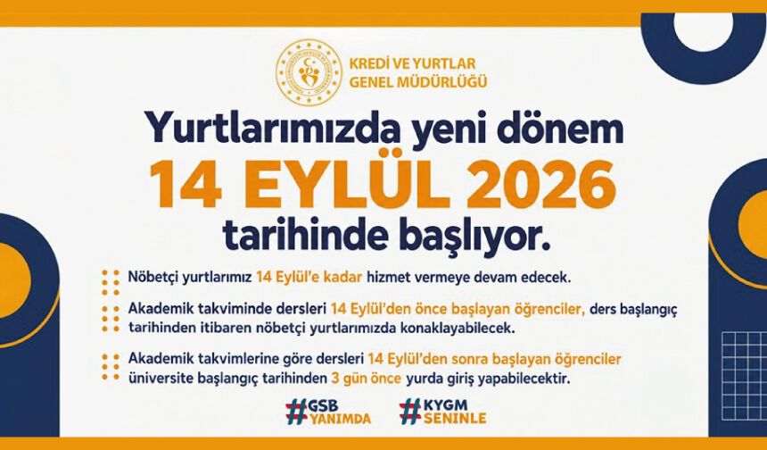 Yurtlara yedek sırada yer alan öğrenciler belirli aralıklarla yerleştirilmeye devam ediyor
