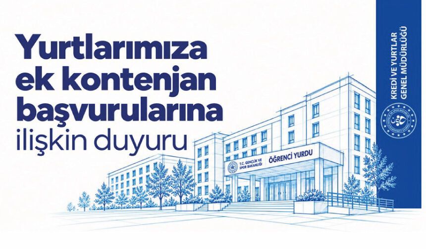 2026-2027 EĞİTİM ÖĞRETİM YILI EK KONTENJAN BAŞVURULARINA İLİŞKİN DUYURU
